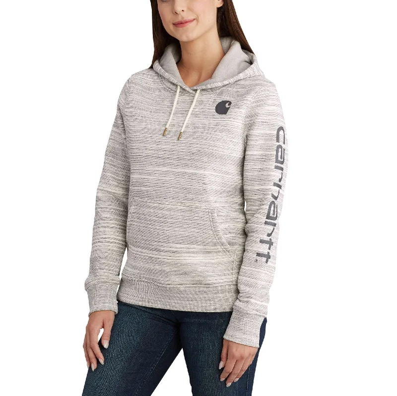 Women's Relaxed Fit Midweight Logo Sleeve Graphic Sweatshirt Hoodie with Half-Zip Sporty Casual Women's Relaxed Fit Midweight Logo Sleeve Graphic Sweatshirt Hoodie with Half-Zip Sporty Casual