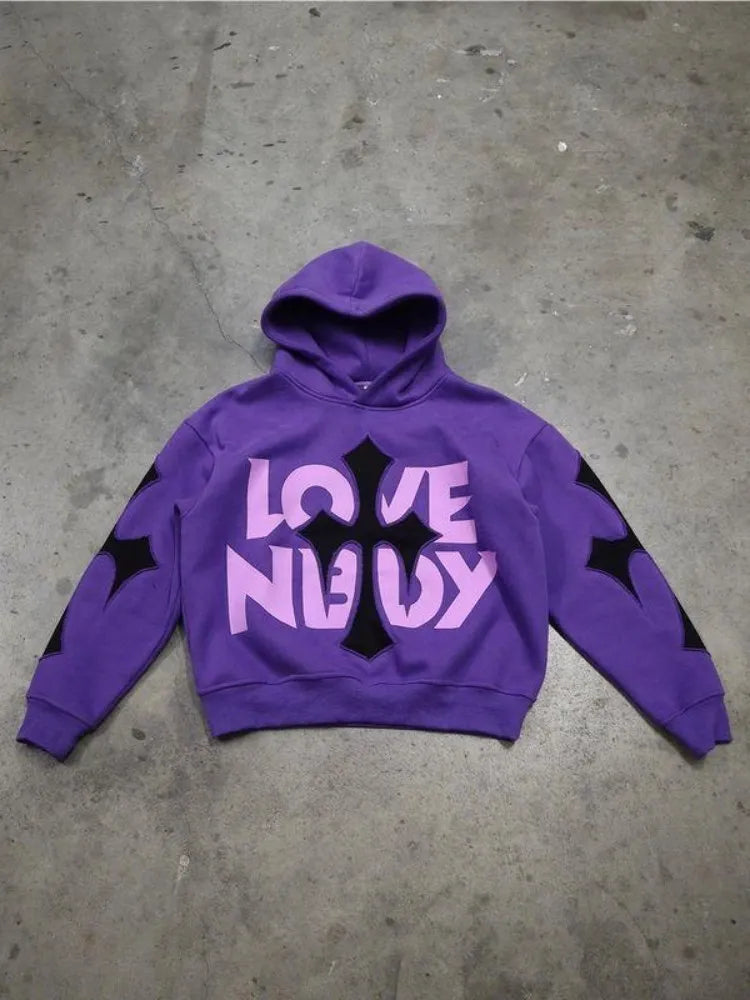 Advbridge Aesthetic Harajuku Y2k Autumn Winter Female Zip Hoodie Streetwear Letter Printed Long Sleeve Sweatshirts Gothic Punk Women Top Hoodie with Neon Bright Vibrant Advbridge Aesthetic Harajuku Y2k Autumn Winter Female Zip Hoodie Streetwear Letter Printed Long Sleeve Sweatshirts Gothic Punk Women Top Hoodie with Neon Bright Vibrant