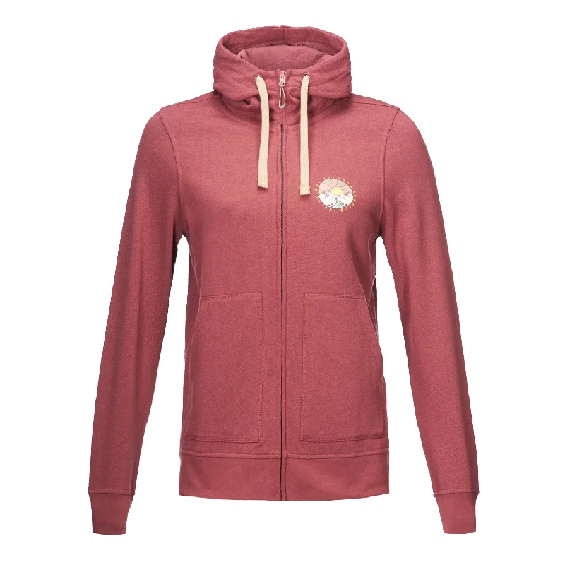 Poleron Mujer Insigne Full Zip Hoody Sweatshirt Palo Rosa Lippi Hoodie with Zipper Placket Modern Functional Poleron Mujer Insigne Full Zip Hoody Sweatshirt Palo Rosa Lippi Hoodie with Zipper Placket Modern Functional