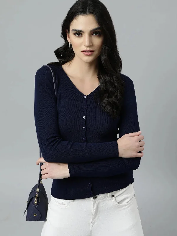Women Navy Blue Solid Tailored Jacket-LT-2111-Navyblue Boat Neck Shawl Collar Notched Collar Women Navy Blue Solid Tailored Jacket-LT-2111-Navyblue Boat Neck Shawl Collar Notched Collar