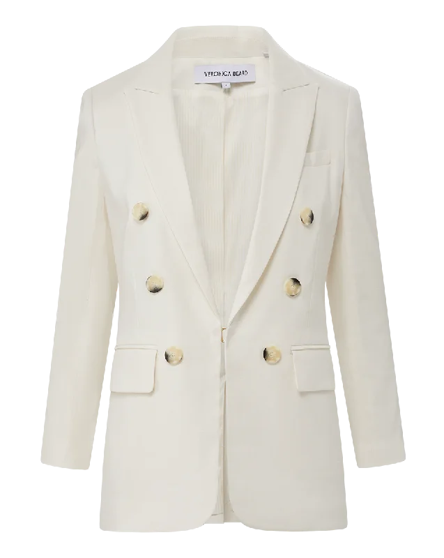 Bexley Stretch-Linen Dickey Jacket