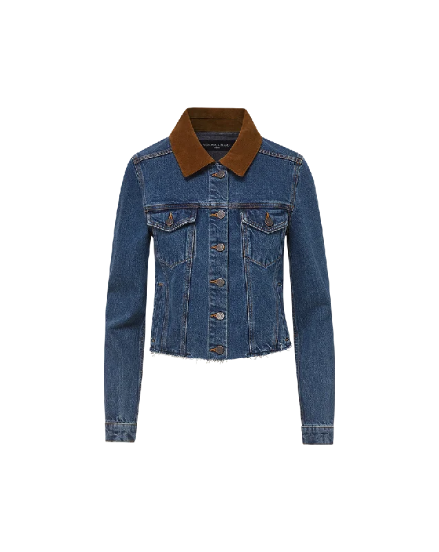 Cara Jean Jacket | Corduroy Collar