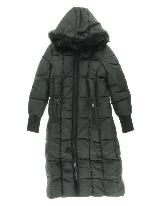 Womens Hooded Long Sleeves Parka Coat