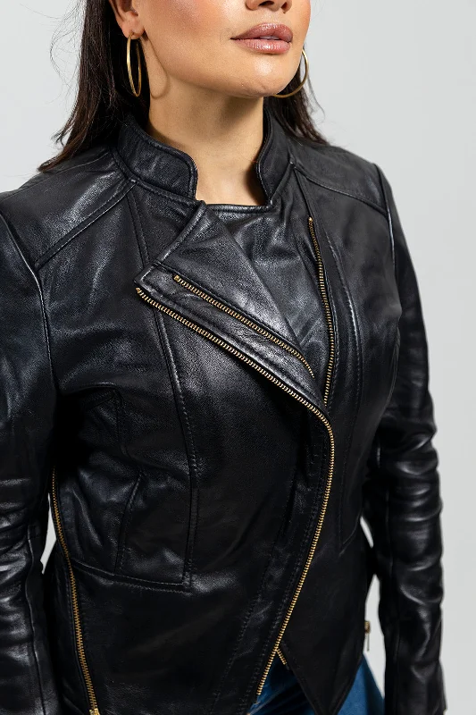 Zoey Womens Fashion Leather Jacket