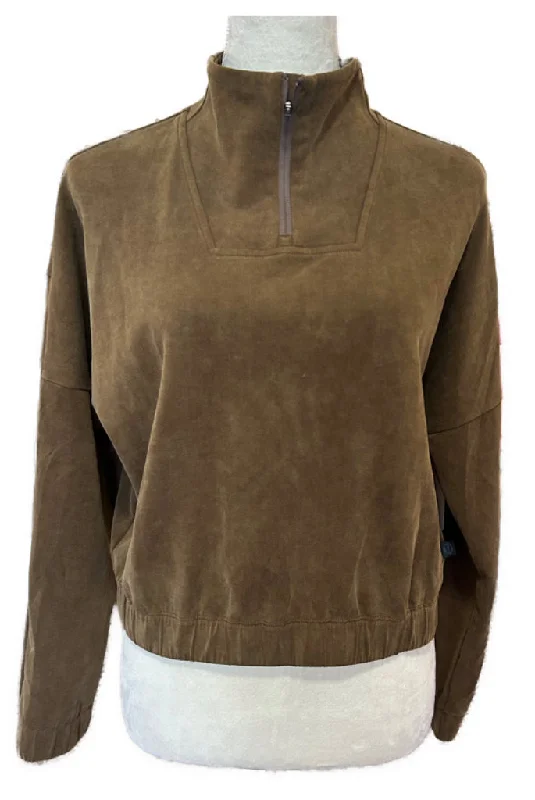 Lululemon Lab Brown Cropped Pullover Size 6 MSP$158