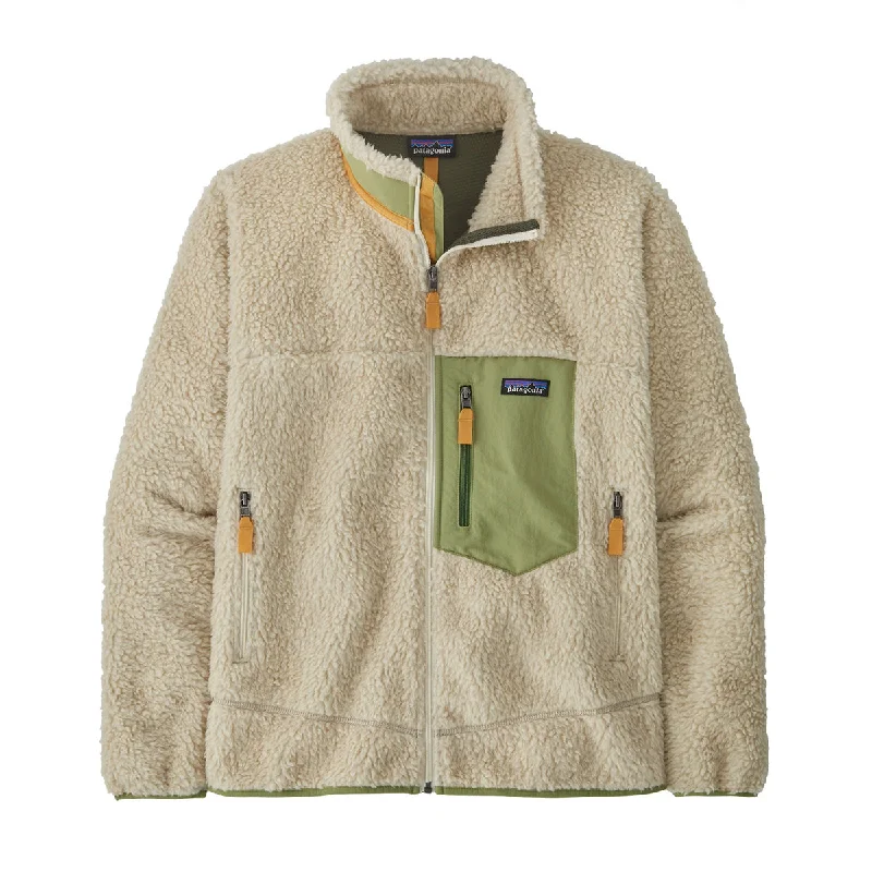 Patagonia - Giacca in pile Classic Retro-X® Fleece Dark Natural Buckhorn Green - 23056 - DARK/NATURAL/W/BUCKHORN/GREEN