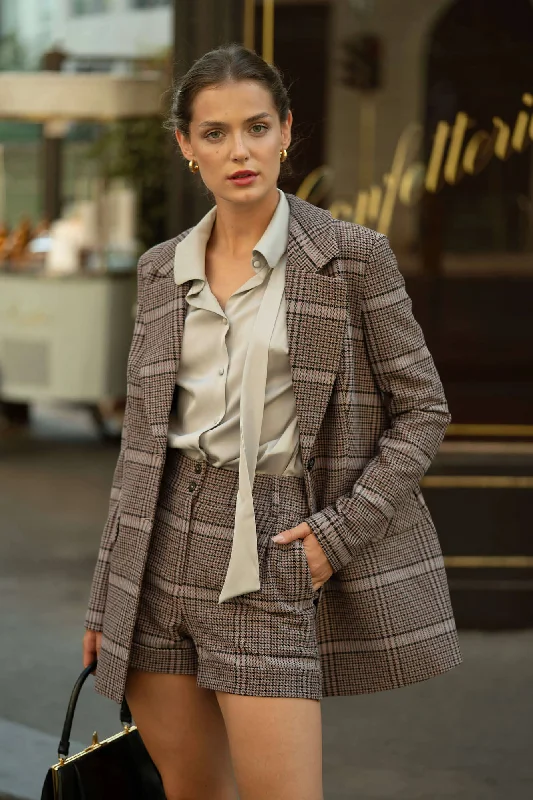 Meredith Plaid Blazer