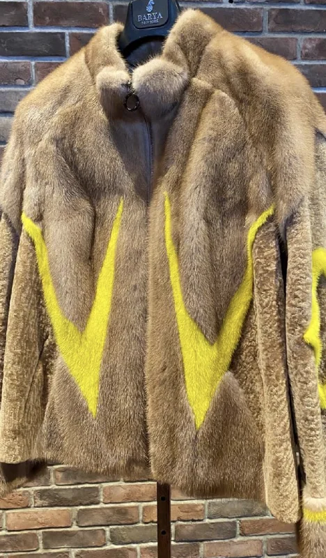 Woman's Modern Mink Coat