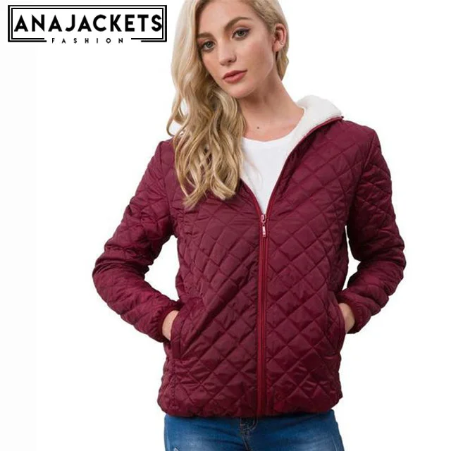 Warm Woman Cotton Parkas Jacket 2018