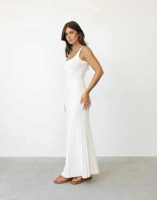 Marzia Maxi Dress (Cream)