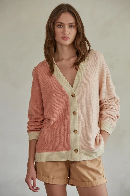 Connie Color Block Cardigan