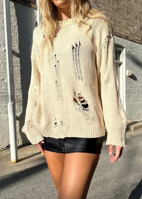 Overdue Sweater ★ Cream