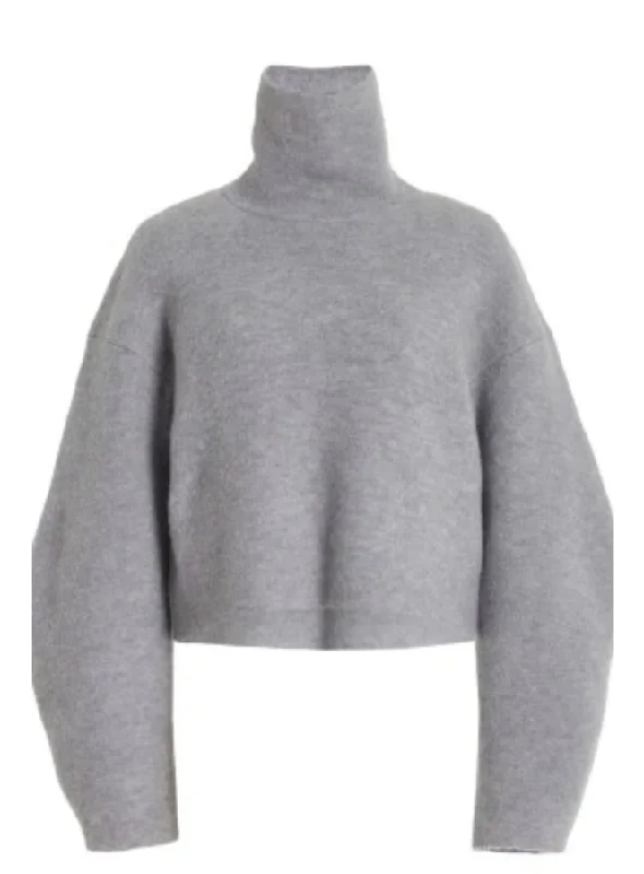 Leona Turtleneck Heather Grey