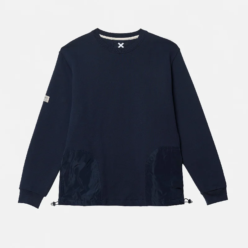 SUDADERA GORP AZUL MARINO