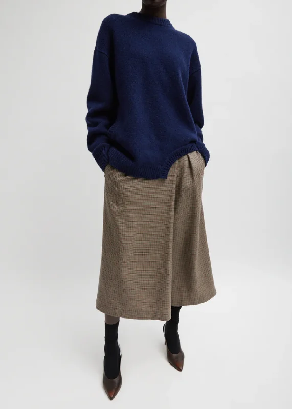 Tibi Soft Lambswool Sweater with Cutout Detail