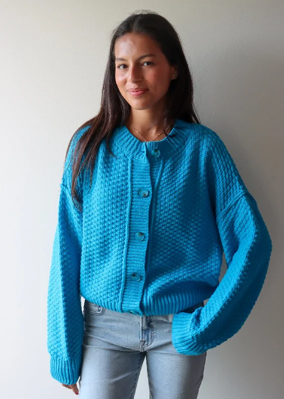 Fall Nights Cardigan ★ Neon Blue