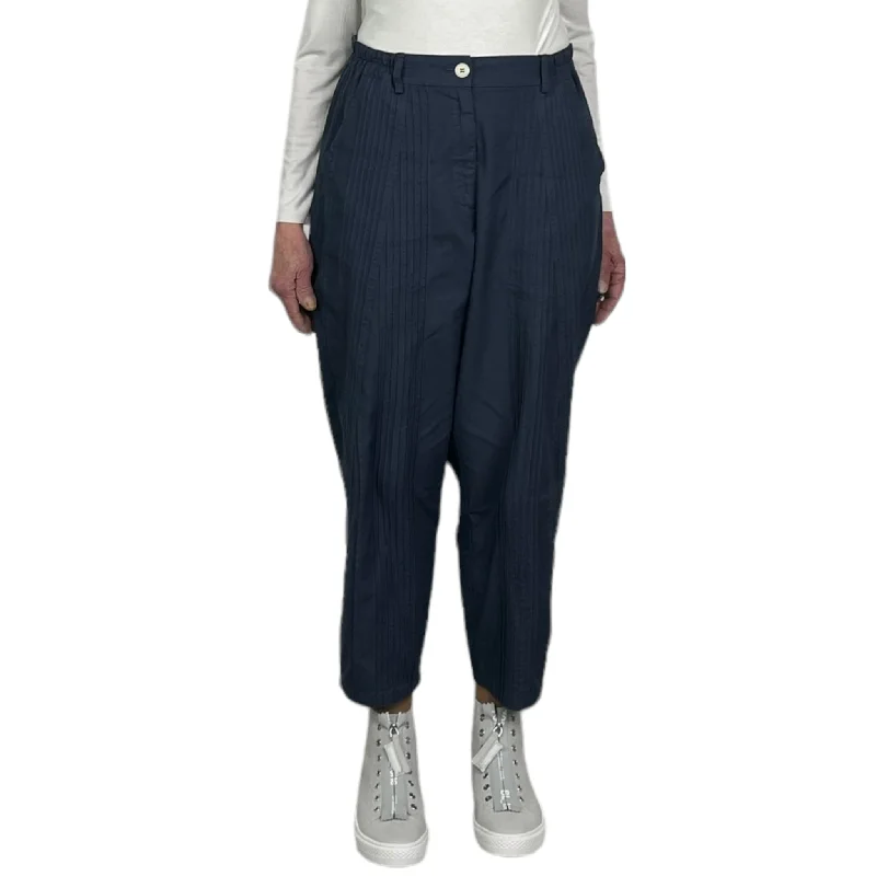 PINTUCK COTTON PANT