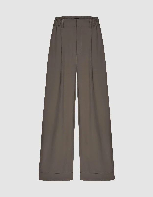 Loose Wide-Leg Pants