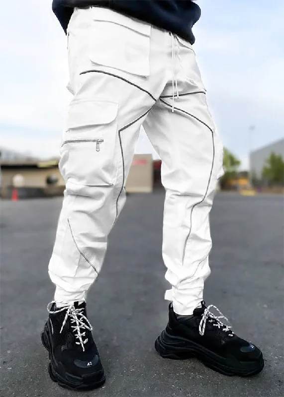 Wholesale men's reflective line casual pants(ML8026)