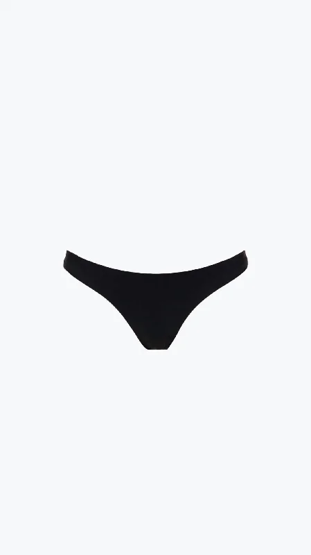 The Hipster Mid-Rise Bottom In Black