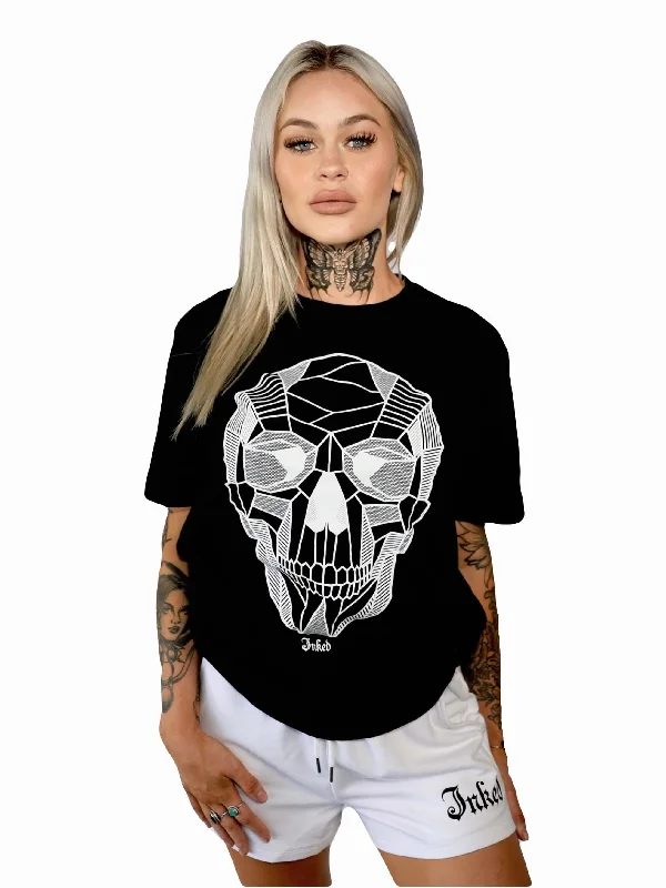 Unisex Geometric Skull Tee