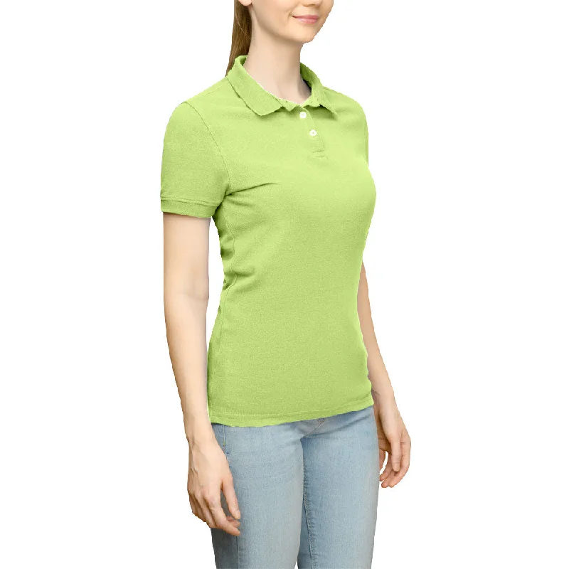 Solid Jersey Short Sleeve Polo Shirt