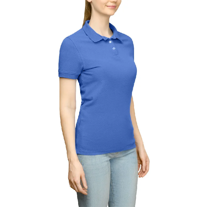 Solid Jersey Short Sleeve Polo Shirt