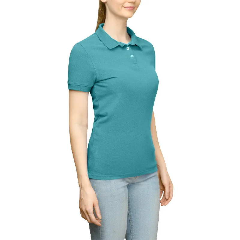 Solid Jersey Short Sleeve Polo Shirt