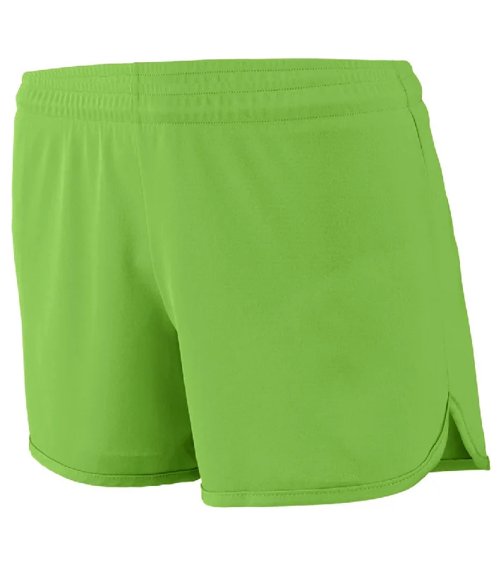 Augusta Sportswear Women's Accelerate Shorts Lime