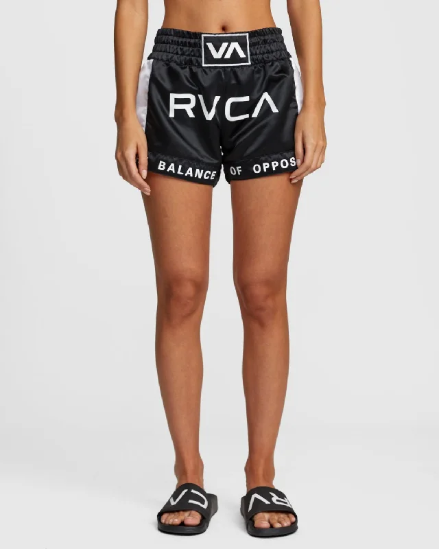 RVCA Muay Thai Shorts 3"" - Black