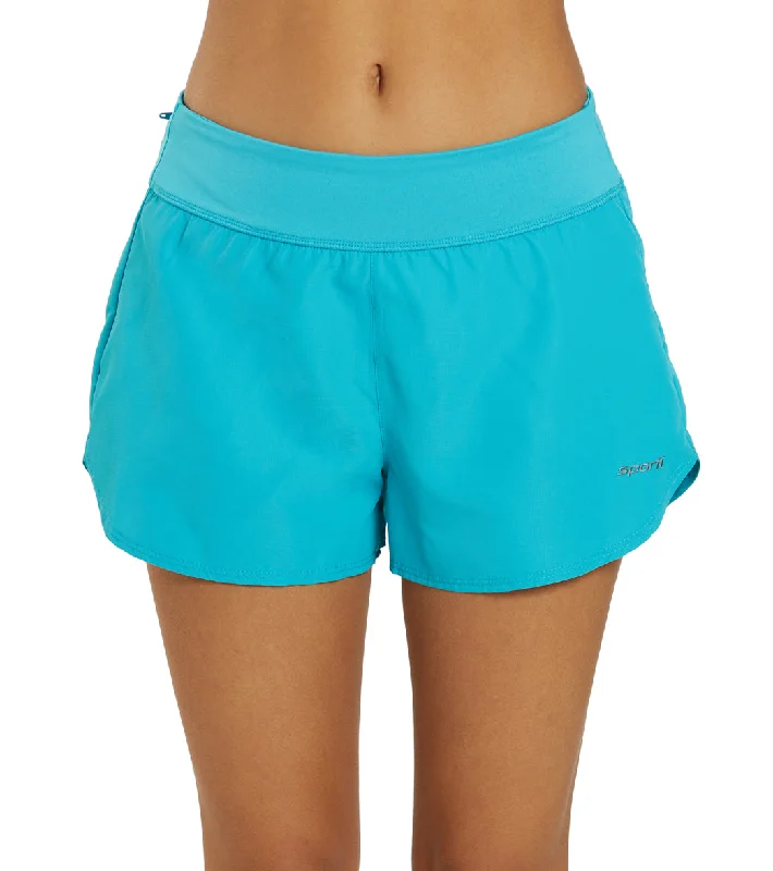 Sporti Women's Hybrid II 2.5"" Board Short Ocean Blue