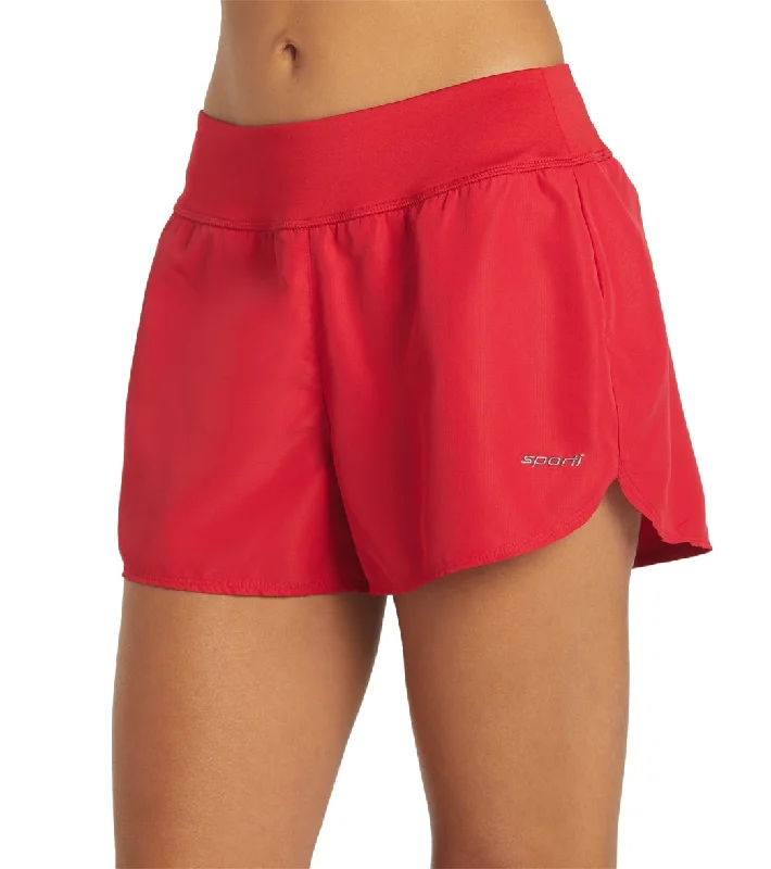 Sporti Women's Hybrid II 2.5"" Board Short Red