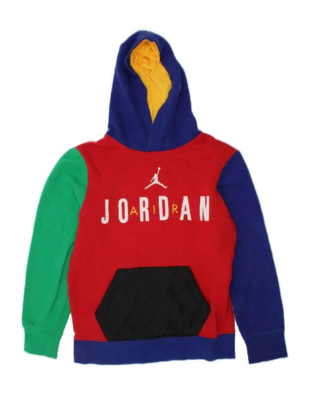 JORDAN Boys Graphic Hoodie Jumper 10-11 Years Medium  Multicoloured