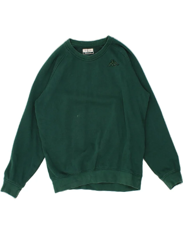 KAPPA Mens Sweatshirt Jumper Small Green