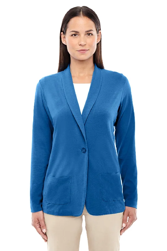 Devon & Jones Womens Perfect Fit Cardigan Sweater - French Blue