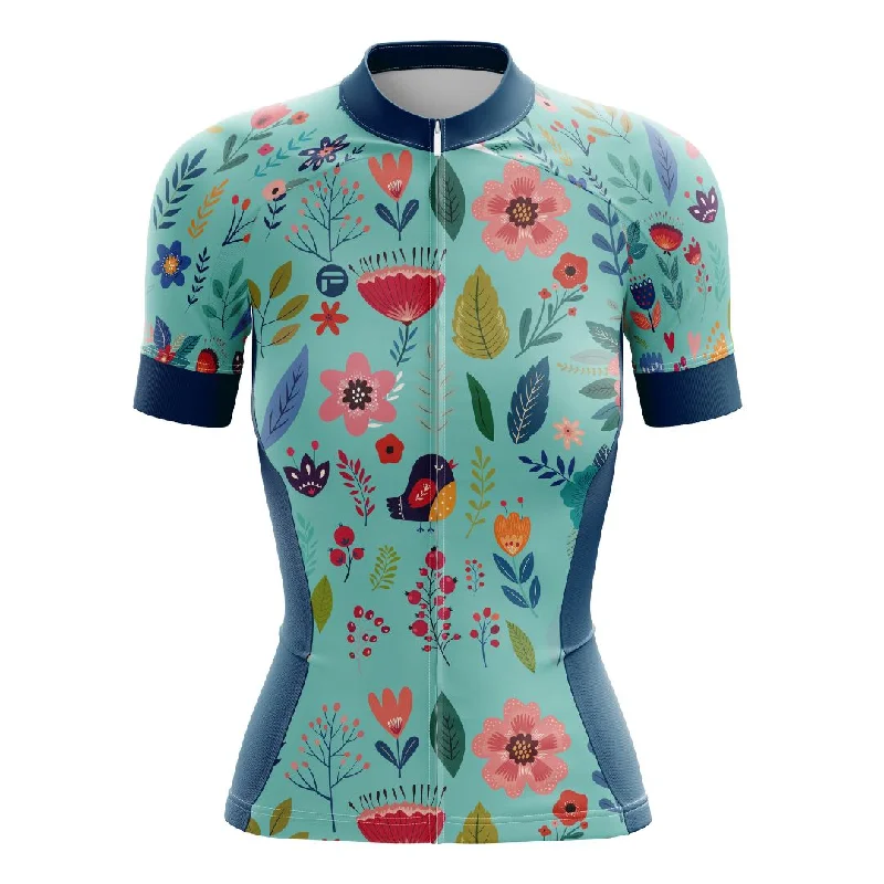 NEW! Blooming Garden | Women's Short Sleeve Cycling Jersey