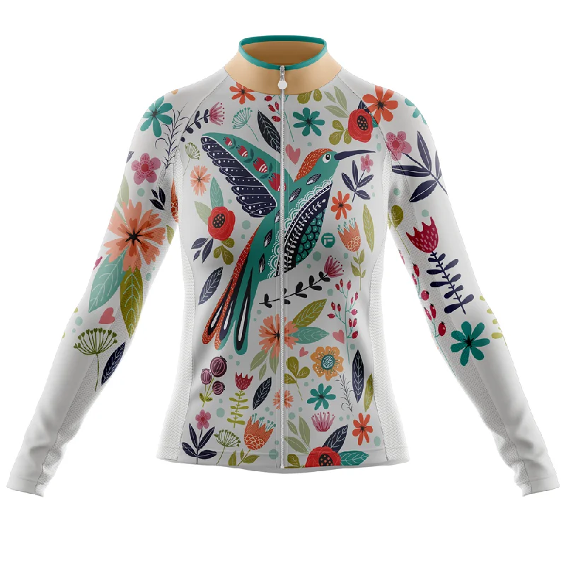 My Happy Hummingbird | Women's Long Sleeve Cycling Jersey