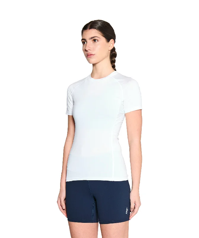 Women's Wreath Performance Base Layer SS - White