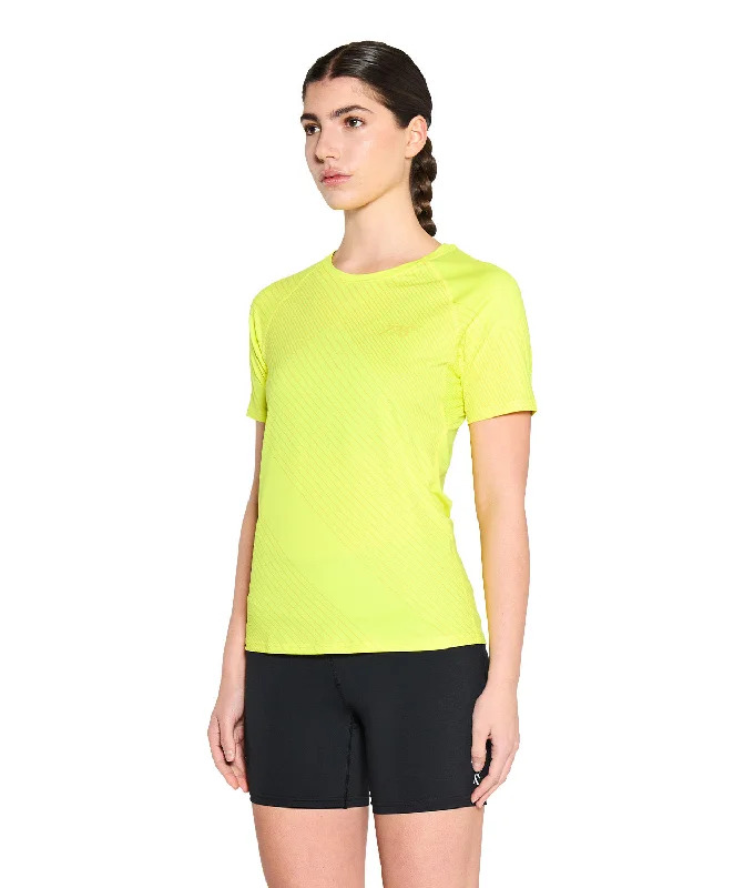 Women's Wreath Summer Base Layer SS - Graphic Neon Yellow